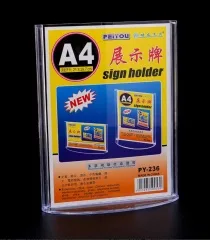 231 Vertical Round Base Table Sign B7
