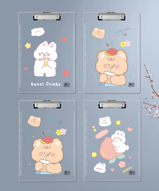 3009 Foam Bear - A4 Acrylic Card