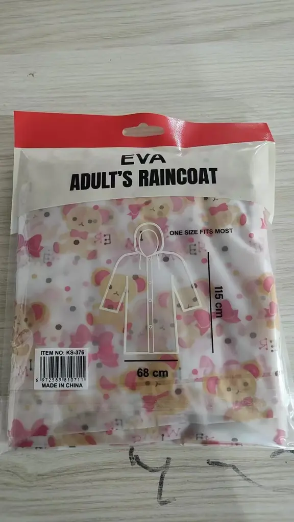Adult EVA Raincoat - 370-2