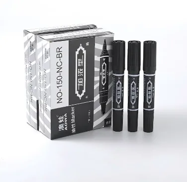 C-150Y - Black Oil-Based (Round Head) Marker Black