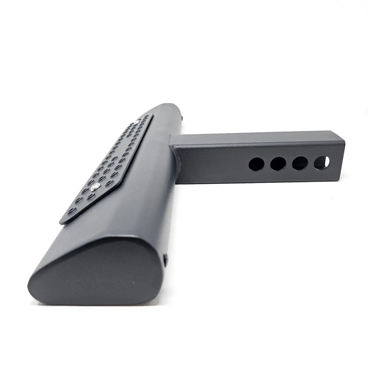 For 2" Receiver Heavy Duty Steel Tow Hitch Step Bar Tube Black 18" Straight Edge
