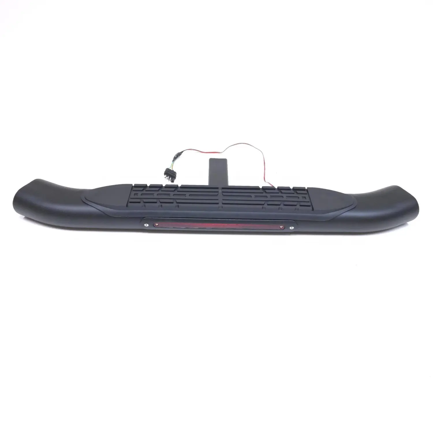 For 2" Receiver Steel Tow Hitch Step Bar Guard 36" Oval Brake 4-Pin Plug Black