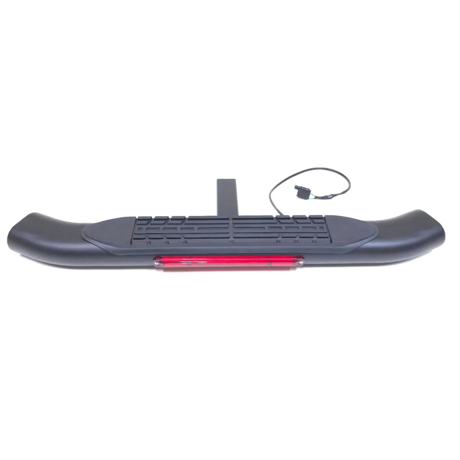 For 2" Receiver Steel Tow Hitch Step Bar Guard Black 36x4" Oval Brake 4-Pin Plug