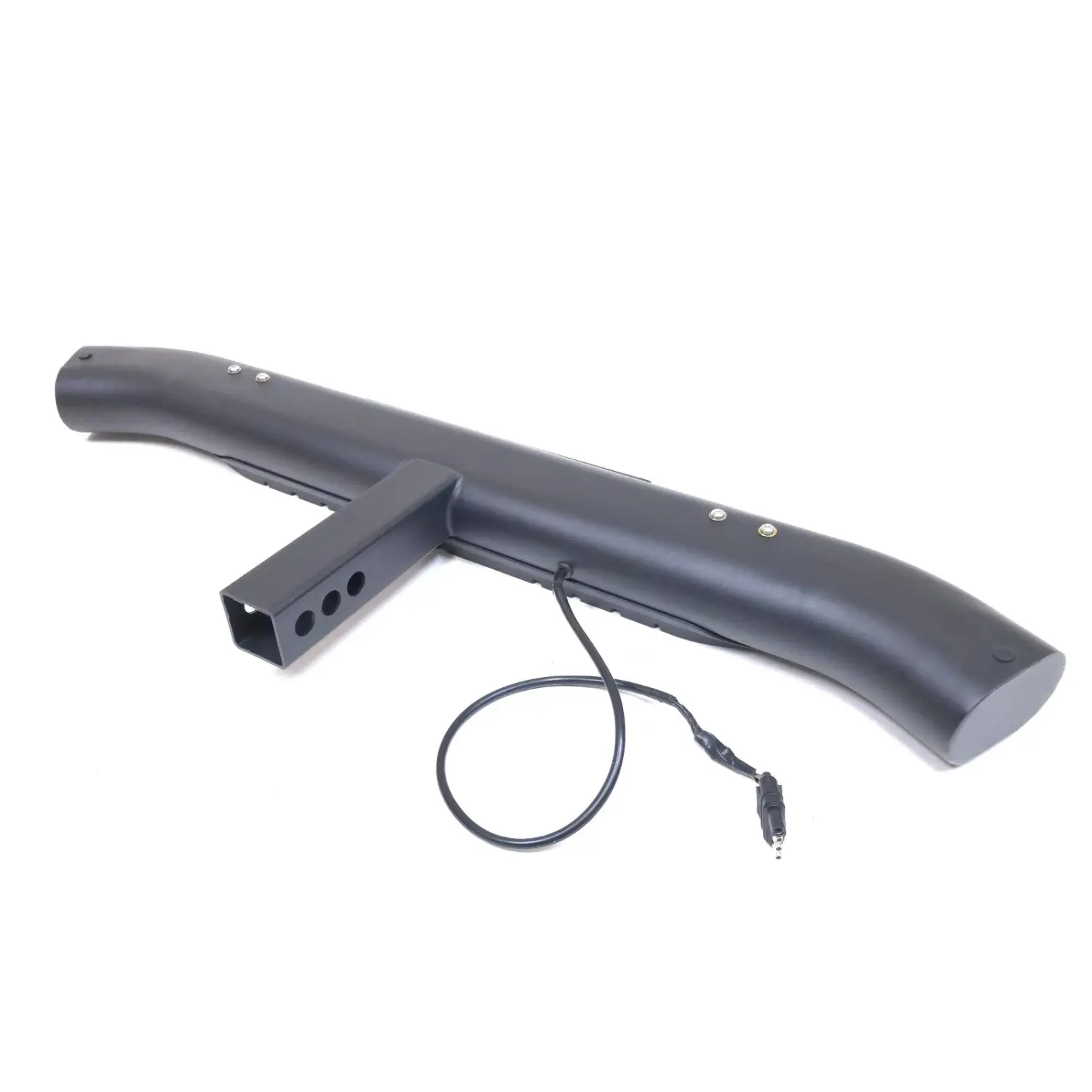 For 2" Receiver Steel Tow Hitch Step Bar Guard Black 36x4" Oval Brake 4-Pin Plug
