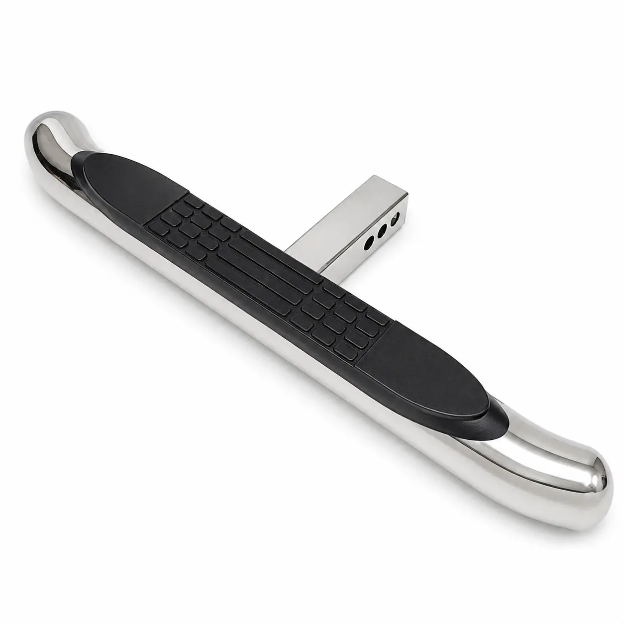 For 2" Receiver Truck Heavy Duty Steel Tow Hitch Step Bar Guard Chrome 28"x3"