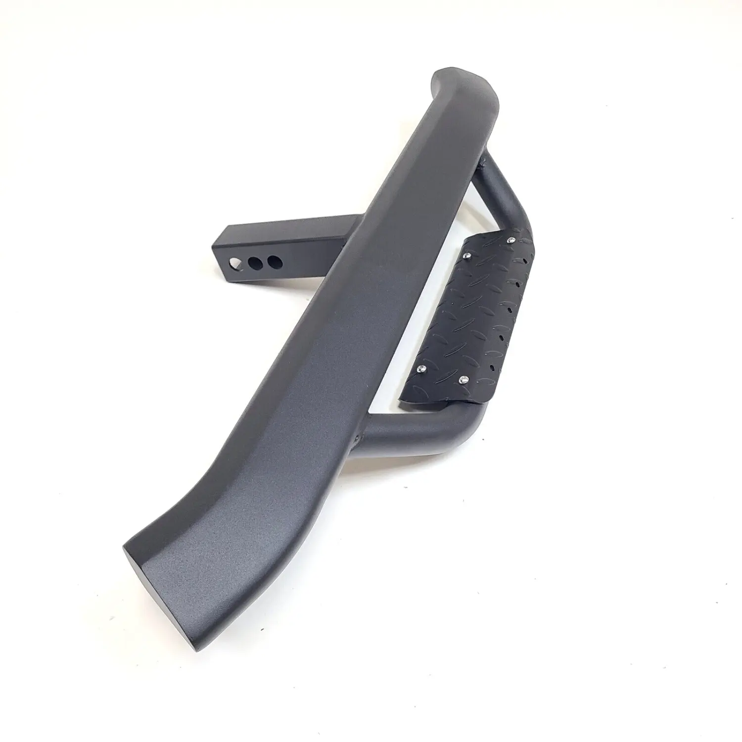 For 2" Receiver Truck Heavy Duty Tow Hitch Step Bar Guard Drop Step Aero Black