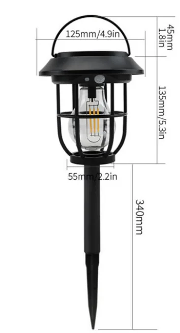 Rechargeable Solar Motion Sensor Camping Lantern