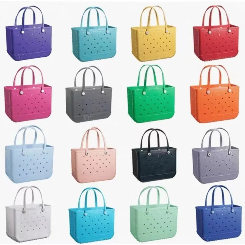 Solid color large bag