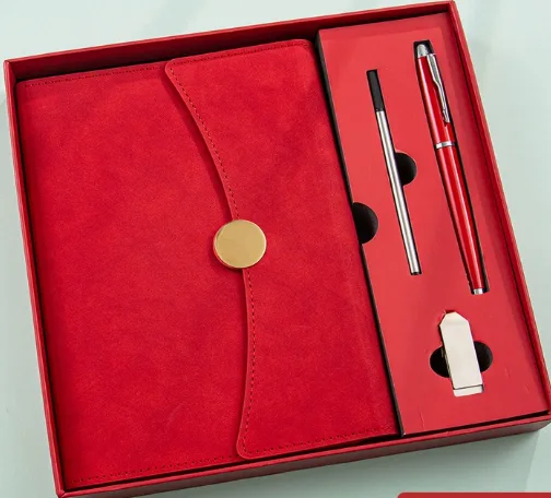 USB drive notebook set - Red